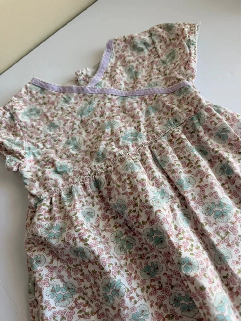 Genuine Kids from OshKosh Size 5T Floral Tiered Peasant Dress Cottagecore